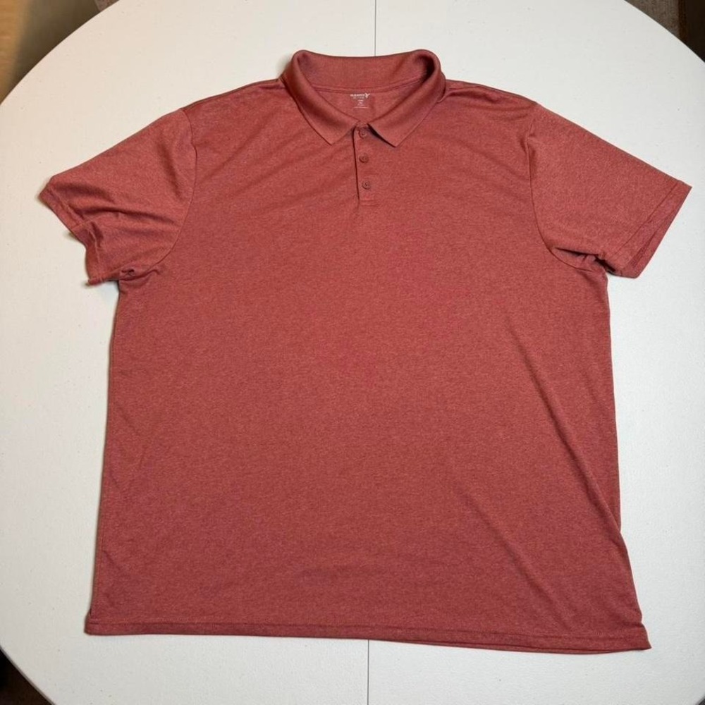 Old Navy Active red salmon men's polo shirt.‎ Size XXL